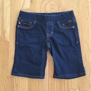 Girls long jean shorts